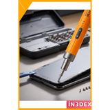 İn3dex Şarjlı Elektrikli Tornavida Seti 38 Parça 600MAH Kablosuz Hassas Vida - Standart