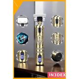İn3dex Şarjlı Paslanmaz Çelik Tıraş Makinesi Fırçasız Motor - Altın - Siyah - 35 - 48 mm - Standart