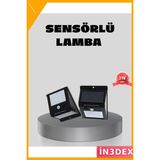 İn3dex Sensörlü Dış Mekan Duvar Lambası 2200MAH Pil 3 Modlu 120° - Standart