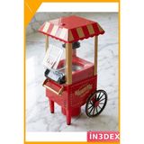 İn3dex Sıcak Hava ile Yağsız Popcorn Makinesi Hızlı Patlatma - Standart - Ahşap - Siyah