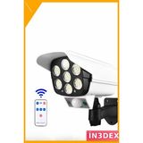 İn3dex Solar Hareket Sensörlü Kamera Lamba IP66 Bahçe Güvenlik Işığı - Standart