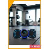 İn3dex Taşınabilir Mini Ems Masaj Aleti Çoklu Mod Kas Uyarıcı - 0 - Siyah