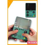 İn3dex Taşınabilir Oyun Konsolu 3.5 Iç IPS Ekran 2000MAH Pil 11 Simülatör - Ahşap - Bej - Siyah