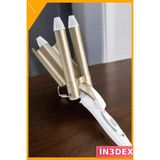 İn3dex Üç Namlulu Saç Maşası 25MM Seramik Bukle Yapma Aracı - 0 - Siyah - Standart