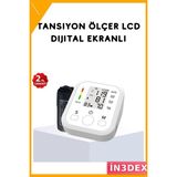 İn3dex Üst Koldan Dijital Tansiyon Aleti Ihb Aritmi Uyarılı Çift Hafızalı