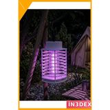 İn3dex Uv Işıklı Elektrikli Sinek Kovucu ve Öldürücü Lamba Sessiz Şarjlı - 00 Beyaz - Standart