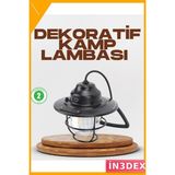 İn3dex Uzun Süreli Bataryalı Outdoor LED Gece Lambası Retro - Standart
