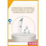 İn3dex Vakumlu Siyah Nokta Temizleyici Gözenek Derin Temizlik Cilt Bakım Aleti - Standart