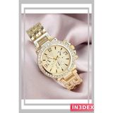 İn3dex Zarif ve Şık Zirkon Taşlı Metal Bayan Kol Saati (Gold) - Altın - Siyah - 35 - 48 mm - Standart