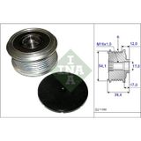 INA 535009010 ALTERNATÖR KASNAGI RULMANLI FIESTA V 01-10 -FUSION