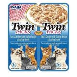 Inaba 2x40 GR Twin Packs Ton Balıklı ve Tavuklu Kedi Çorbası