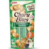 Inaba Churu Isırıkları - El Besleme Için Kedi Tedavileri - Kremsi Dolgulu Çıtır Torbalar - To