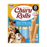 Inaba Churu Rolls Sticks Tavuk Sargılı Peynirli Çubuk 8x12 gr Köpek Ödül Maması