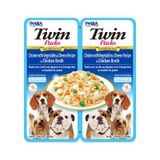 Inaba Churu Twin Packs Tavuklu Sebzeli ve Peynirli 2x40 gr Köpek Çorbası