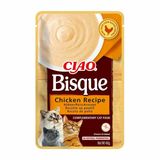 INABA Ciao Bisque - Kediler için kremsi çorba, tavuk 1 x 40 g, tahılsız ıslak kedi maması