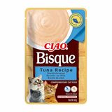 INABA Ciao Bisque - Kediler için kremsi çorba, ton balığı 1 x 40 g, tahılsız ıslak kedi maması