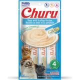 Inaba Ciao Churu Cream Deniz Taraklı Kedi Ödülü 4 x 14 gr