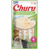 Inaba Ciao Churu Cream Tavuklu ve Deniz Taraklı Kedi Ödülü 4 x 14 gr