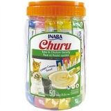 Inaba Ciao Churu Cream Ton Balıklı ve Tavuklu 50x14 gr Sıvı Kedi Ödül Maması ve Hediye Saklama Kabı