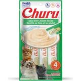 Inaba Ciao Churu Cream Ton Balıklı ve Tavuklu Kedi Ödülü 4 x 14 gr
