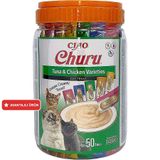 Inaba Ciao Churu Cream Tuna ve Tavuklu 50x14 gr Kedi Ödül Kreması