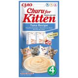 Inaba Ciao Churu Kitten Cream Ton Balıklı 4x14 gr Krema Yavru Kedi Ödülü