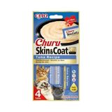 Inaba Ciao Churu Skin & Coat Deri ve Tüy Sağlığı Için Ton Balıklı Sıvı Kedi Ödül Maması 4x14 gr (4 Adet)