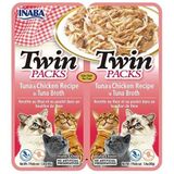 Inaba CiaoTwin Packs Ton Balıklı Tavuklu 2x40 gr Kedi Çorbası