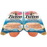 Inaba Twins Ton Balıklı Deniz Taraklı ve Tavuklu 2x35 gr Kedi Ödül Jölesi
