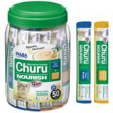 İnaba ve Ciao Churu Cream Nourish Ton Balıklı ve Tavuklu 50x14 gr Krema Kedi Ödülü
