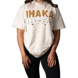 Inaka Grafik Unisex T-Shirts MODEL48 - Beyaz - XL