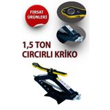 inalmetal Akordiyon Araba Krikosu 1.5 Ton Cırcırlı Araç Kriko