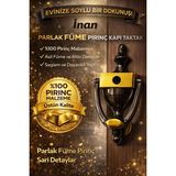 İnan Çelik Kapı Tokmağı Taktak Uyumlu Tak Tak Füme Pirinç