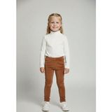 İnan Kids Kız Çocuk Fitilli Kadife Tayt - Vizon Rahat Kışlık Esnek Leggings - 7 Yaş