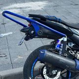 İnan Mondial Drift L Uyumlu Özel Yapım Mavi Takozlu Kuyruk Koruma Demiri Stunt Aparatı - Koyu Mavi