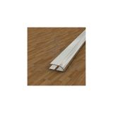 İnan Yapı Alüminyum Oval U 8mm Parke Bitim Profili Çıtası Gri 90 cm