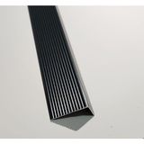 İnan Yapı L Model Metal Merdiven Basamak Profili Çıtası Köşebent Bitim Profil Siyah 4CM*2CM*90CM