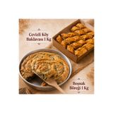 İNANÇ FIRIN Cevizli Köy Baklavası 1 kg + Peynirli Boşnak Böreği 1 kg