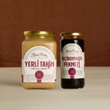 İnanç Fırın Yerli Tahin 1kg + Keçiboynuzu Pekmezi 600GR - 1 Adet
