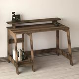 İnarch Dizayn Country Ergonomik Çalışma Masası, Modern Bilgisayar Masası - Antik Ceviz, Ev-Ofis