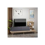 Inarch Dızayn Dizayn Rafli Tv Unitesi Antrasit/Ciragan