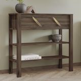 İnarch Dizayn Henric 90 cm Tek Kapaklı Modern Dresuar – Raflı Konsol & Antre Dolabı, Ceviz