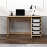 İnarch Dizayn Hero Modern Çalışma Masası - 120 cm, Antik Ceviz - Tek Ebat