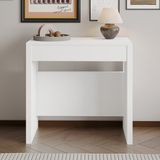 İnarch Dizayn Inarch Dizayn Nivo Modüler Açılır Yemek Masası – Modern Dresuar & Çok Amaçlı Masa,kapalı 44 cm - Açık 116 cm - Beyaz