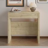 İnarch Dizayn Inarch Dizayn Nivo Modüler Açılır Yemek Masası – Modern Dresuar & Çok Amaçlı Masa,kapalı 44 cm - Açık 116 cm - Safir Meşe