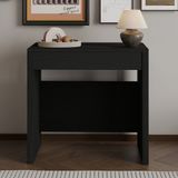 İnarch Dizayn Inarch Dizayn Nivo Modüler Açılır Yemek Masası – Modern Dresuar & Çok Amaçlı Masa,kapalı 44 cm - Açık 116 cm - Siyah