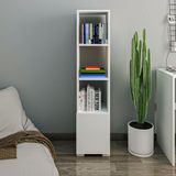 İnarch Dizayn Kuzey Raflı, Kapaklı Minimal Kitaplık Beyaz