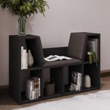 İnarch Dizayn Livora Minderli Kitaplık - Oturma Alanlı 103 cm Minimalist Tasarım