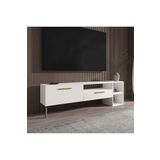 Inarch Dızayn Parion Tv Unitesi Beyaz/Gold