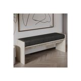 İNARCH DİZAYN Pearl Bench – Modern Tasarım Antre, Mutfak, Yatak Odası, Balkon Oturma Bankı, Traverten Desen